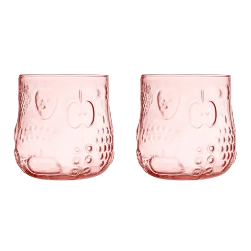 Juomalasi 25cl lohenpunainen 2kpl