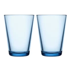Juomalasi 40cl vedensininen 2kpl