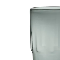 Korkea lasi 39cl metallinharmaa 2 kpl