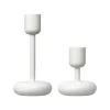 Kynttilänjalka valkoinen 107+183mm 2-kpl