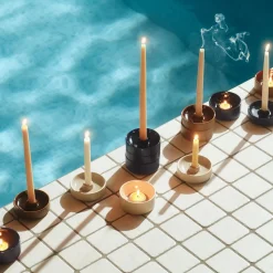 Kynttilänjalka 11x3,5 cm beige