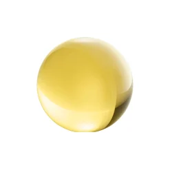 Lasipallo 8cm auringonkeltainen