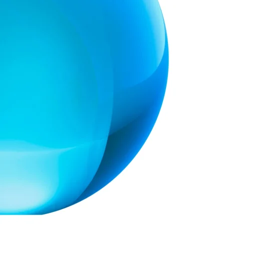 Lasipallo 5cm sähkönsininen