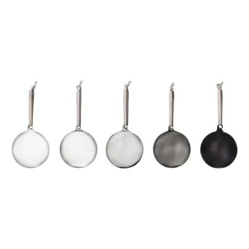 Lasipallo 80mm harmaa 5kpl