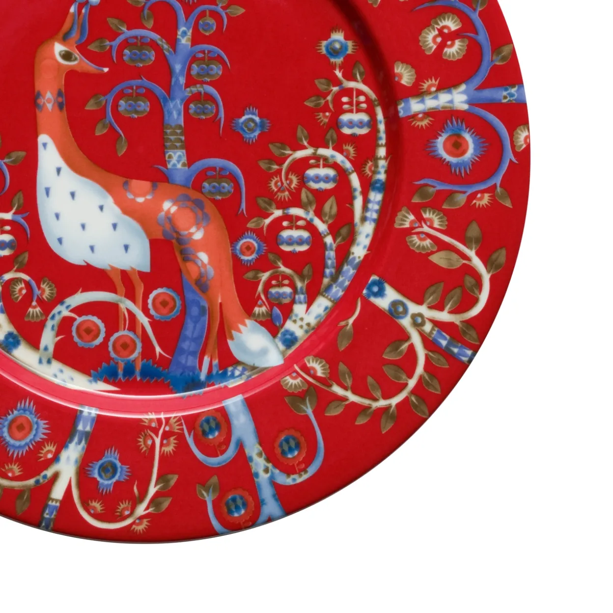 Lautanen 22cm punainen