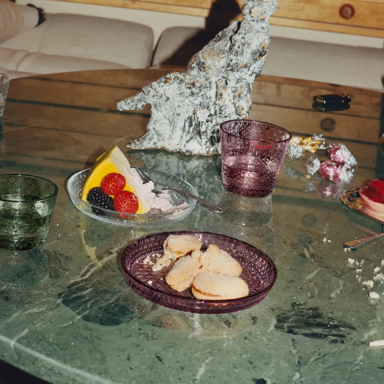 Lautanen 154mm havunvihreä