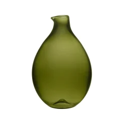 Lintupullo pyöreä 108x164mm sammaleenvihreä