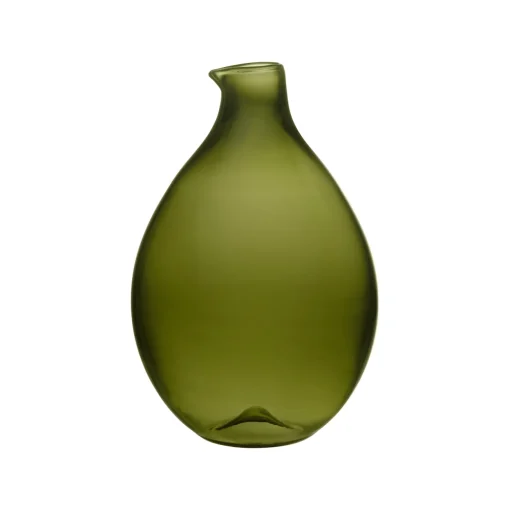 Lintupullo pyöreä 108x164mm sammaleenvihreä