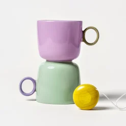 Muki 0,35l lila-oliivi