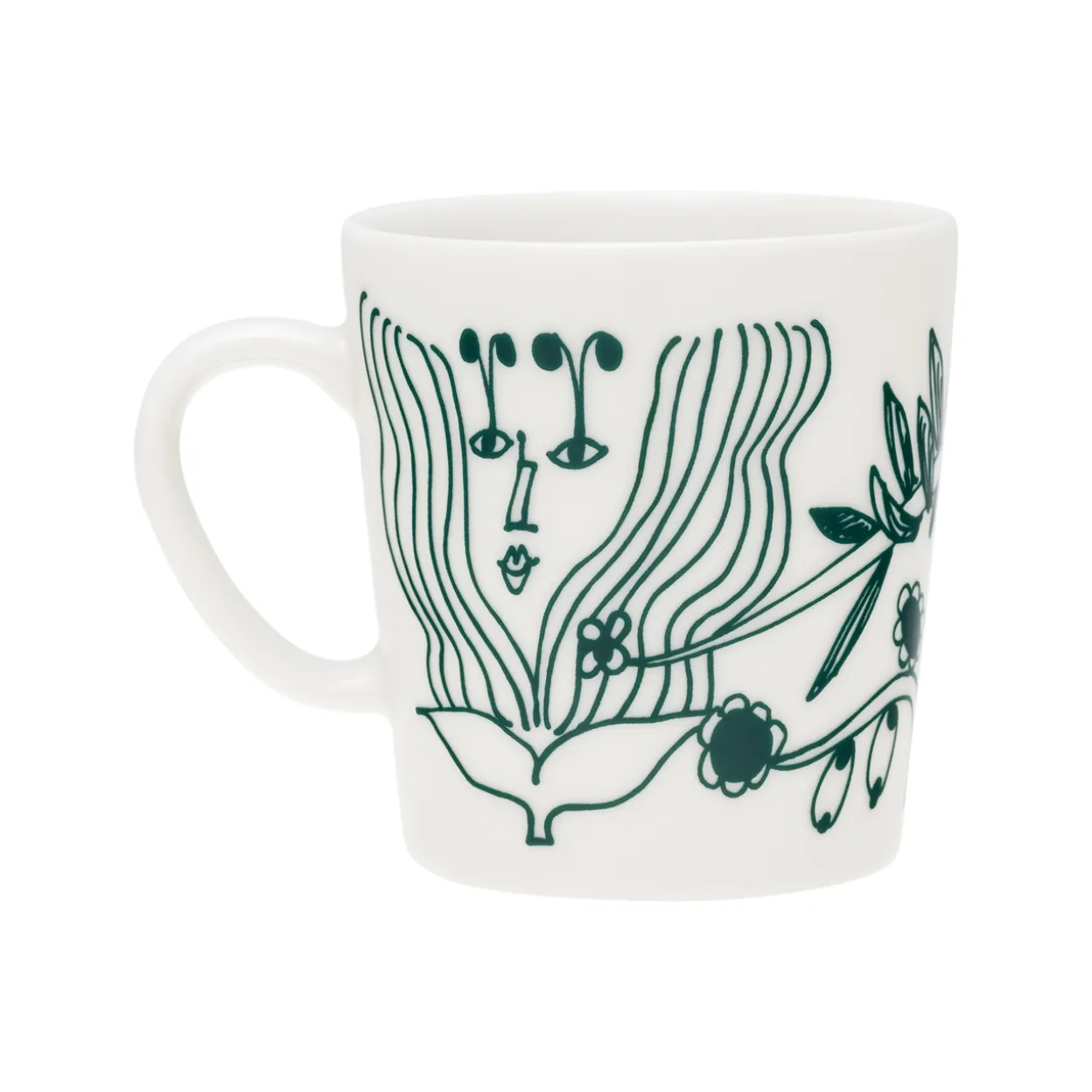 Muki 0,3L tummanvihreä