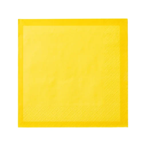 Paperiservetti 33cm auringonkeltainen-keltainen 20 kpl