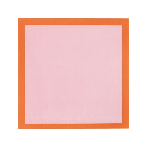 Paperiservetti 33cm pinkki-oranssi