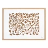 Taidejuliste 50x70cm Gepardi ruskea