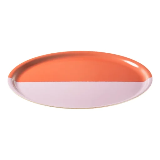 Tarjotin 35cm 2-väri pinkki-punainen